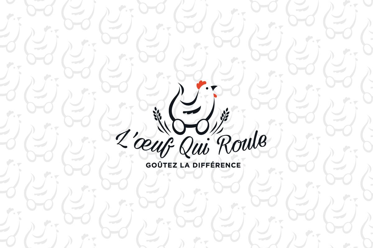 Création logo à Rennes, L'oeuf qui roule