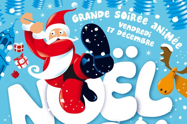Création illustration à Rennes, Noël à Vern